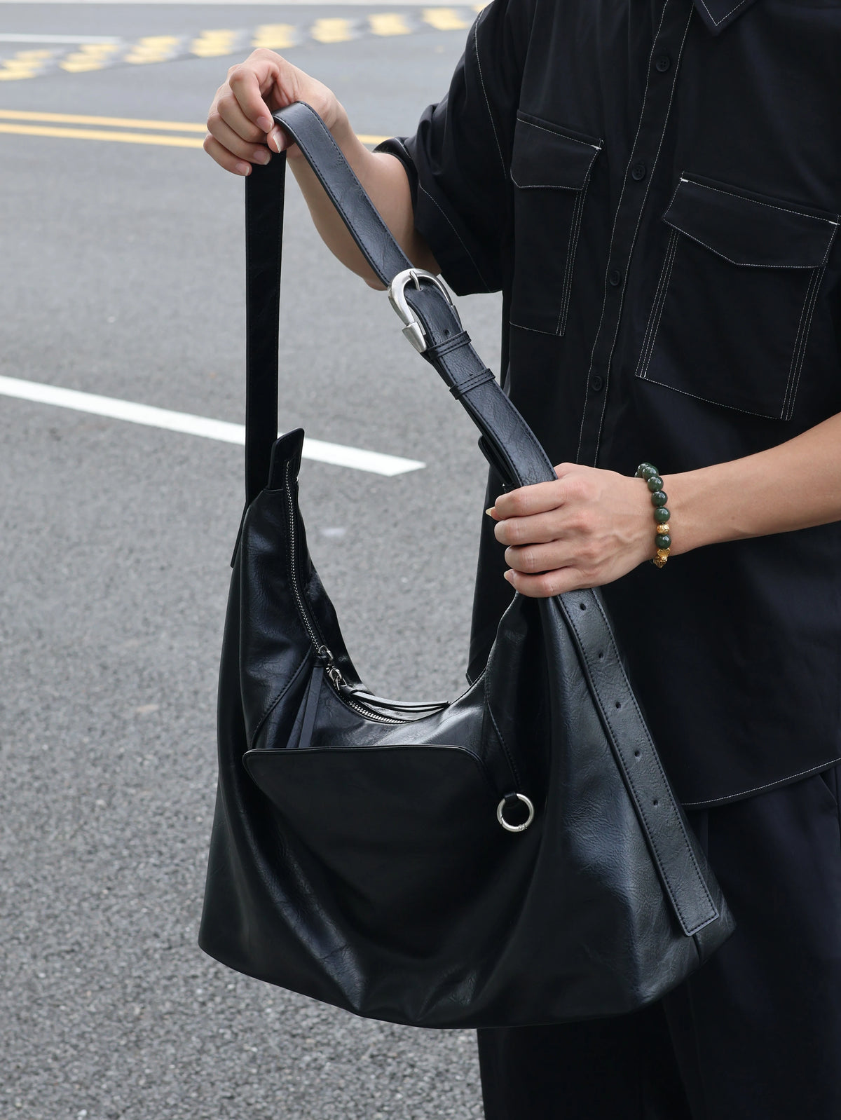 Men's Large Casual Shoulder Crossbody Bag