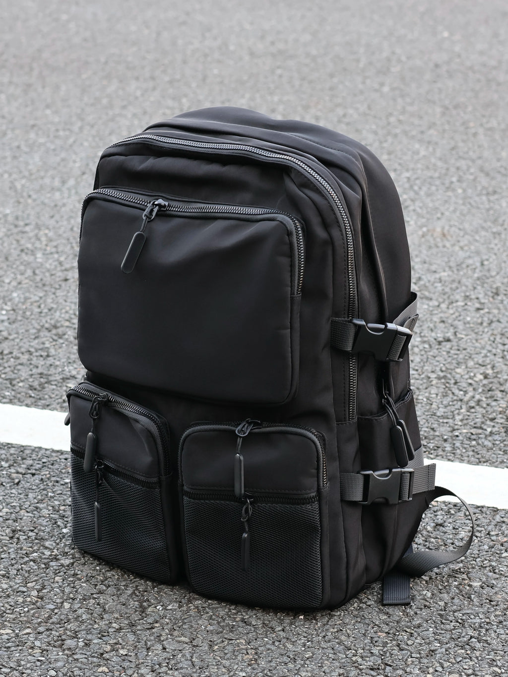 Men's Canvas Multifunctional Travel Laptop Commuter Backpack