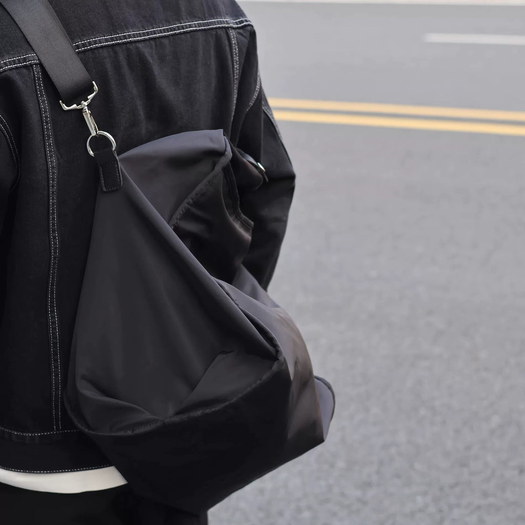 Women's Oxford Cloth Large Casual Gym Shoulder Bag