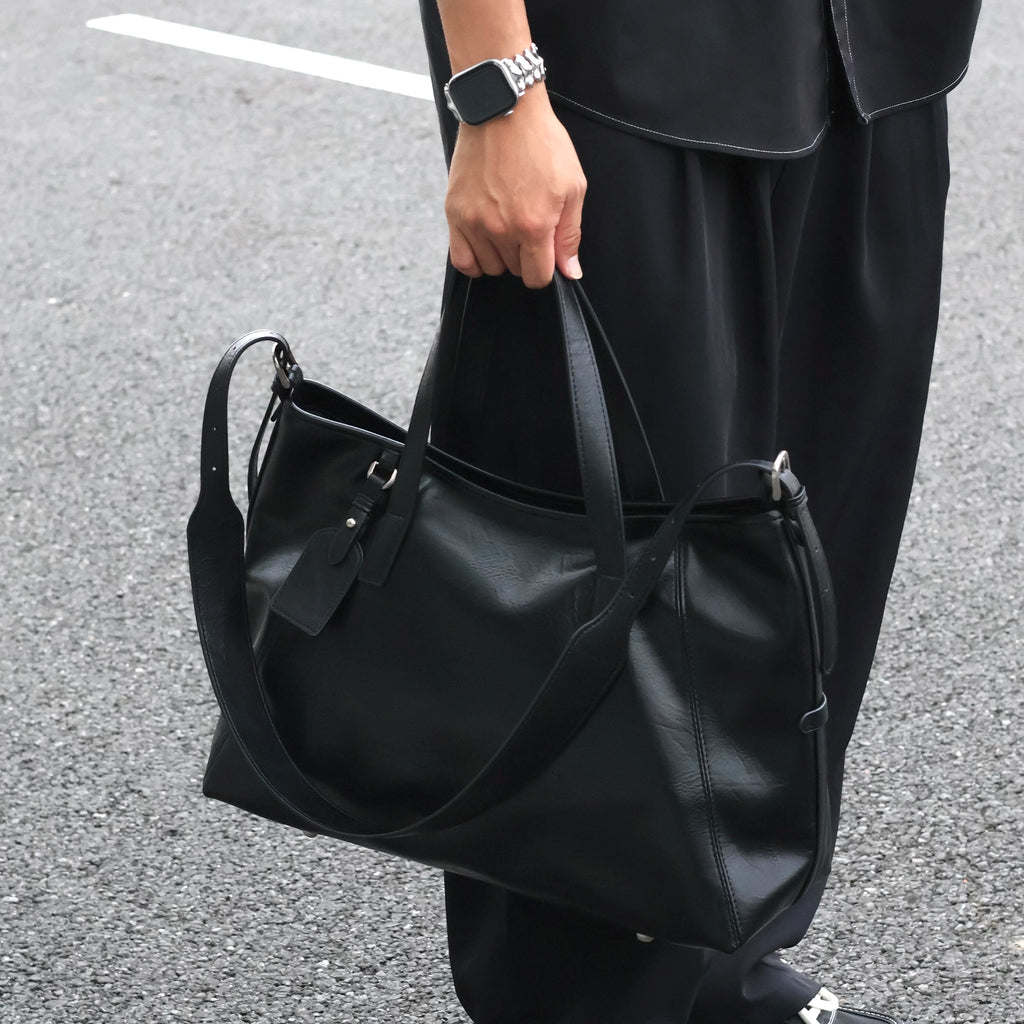 Men's Synthetic Leather Large Casual Shoulder Crossbody Bag