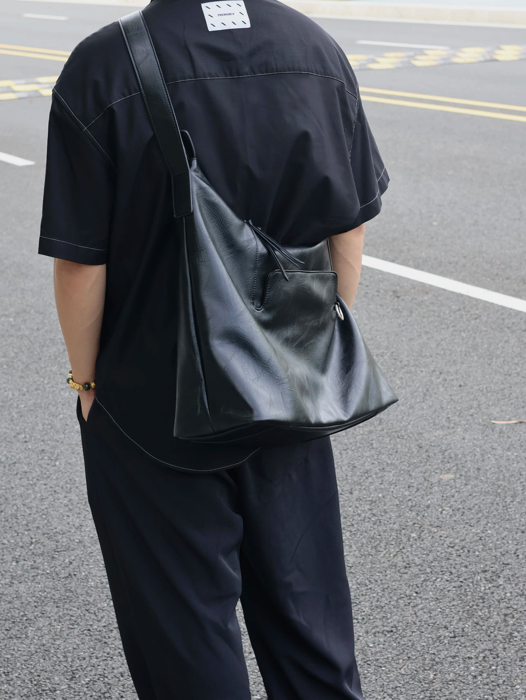 Men's Large Casual Shoulder Crossbody Bag