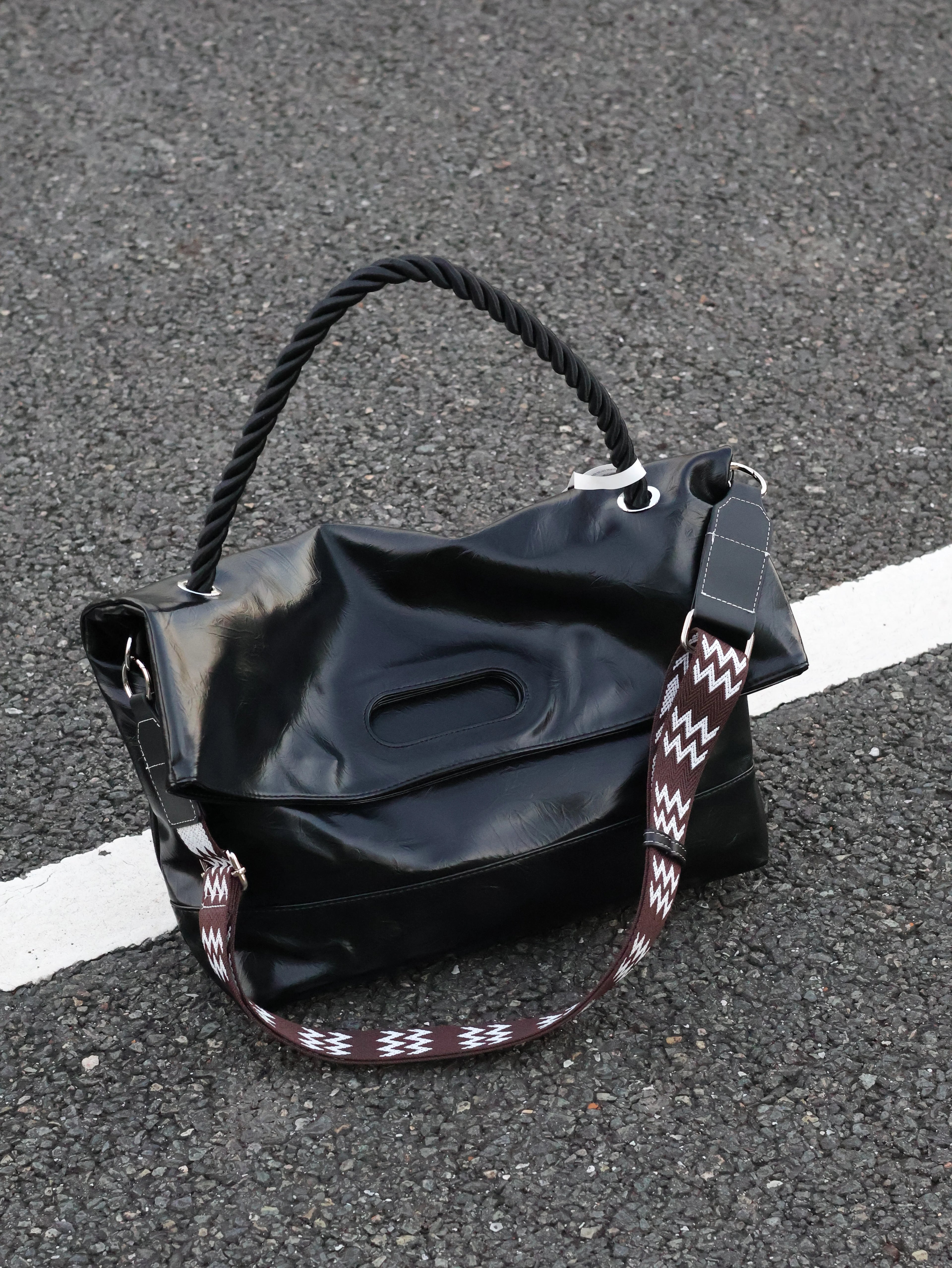 Men's Soft Synthetic Leather Large Casual Shoulder Crossbody Bag