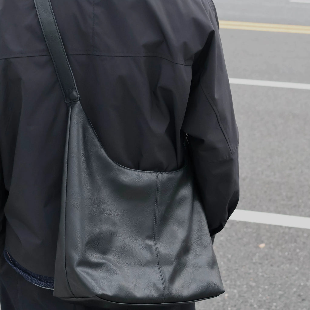 Men's Synthetic Leather Large Casual Shoulder Crossbody Bag