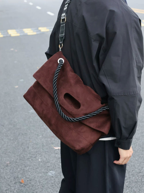Men's Large Casual Commuter Shoulder Crossbody Bag