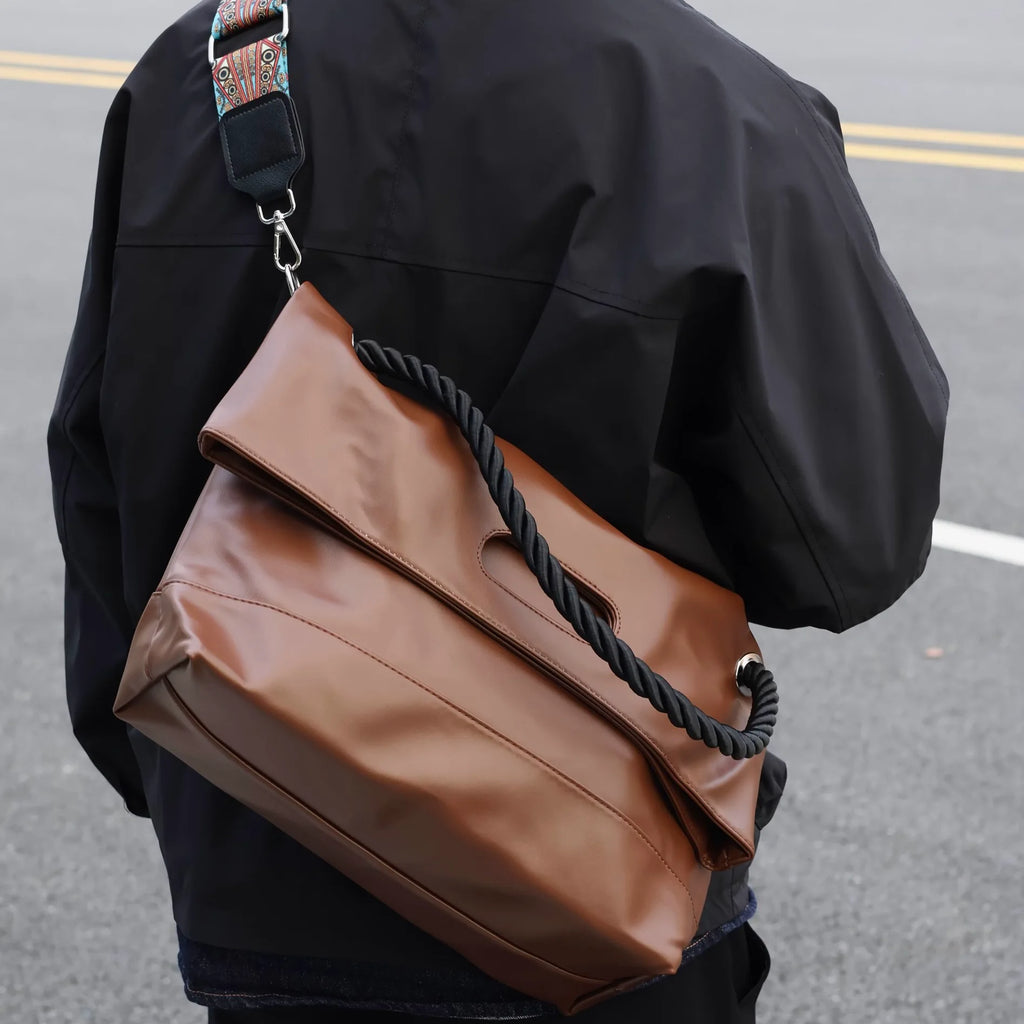 Extra large shoulder bag, sports sports bag, high-end