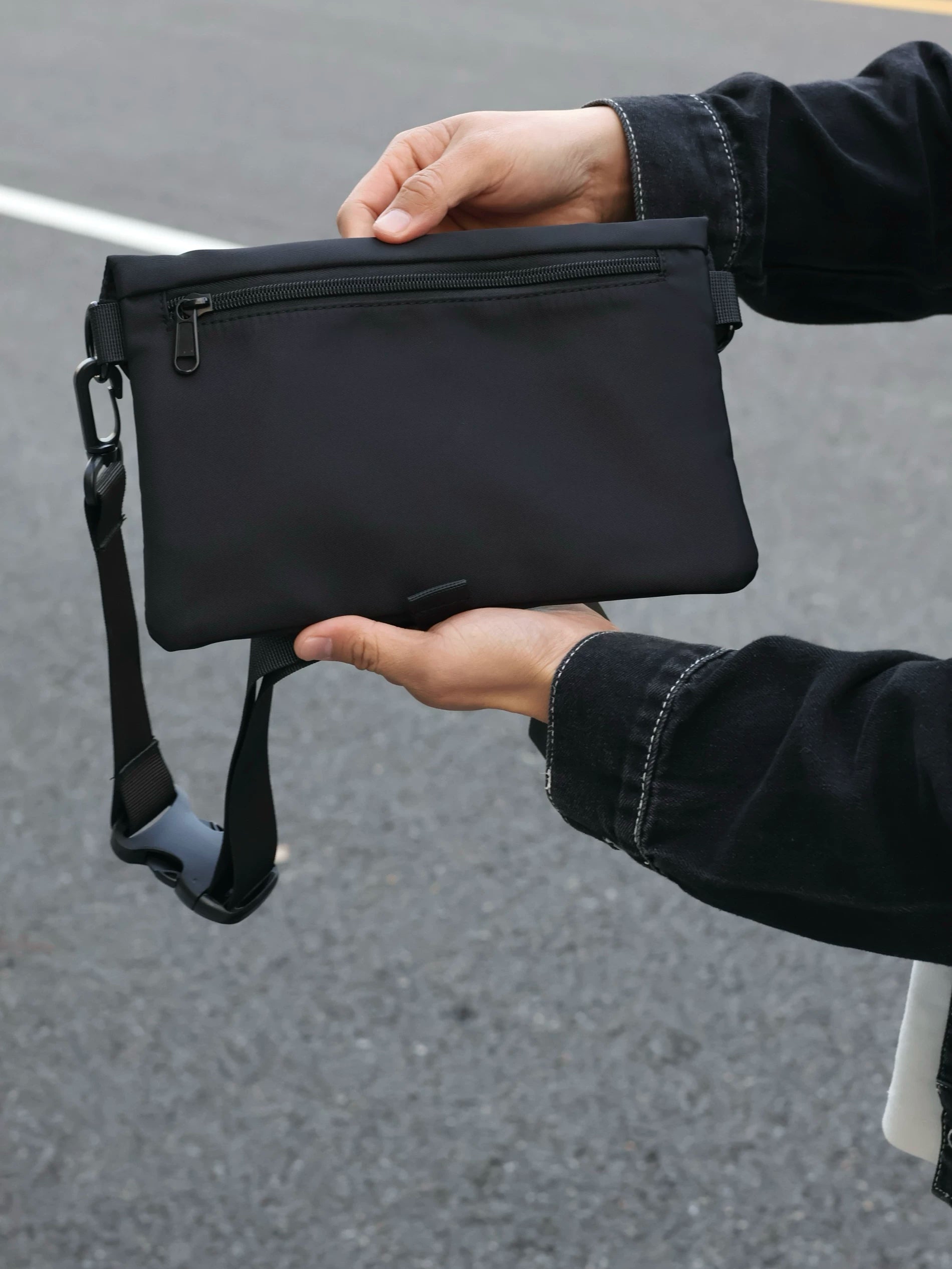 Unisex Oxford Casual Shoulder Crossbody Chest Bag