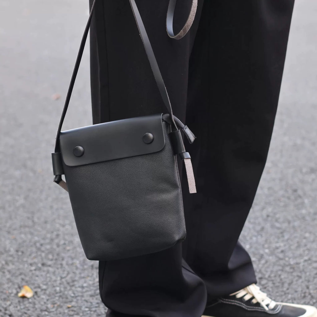 Men's Synthetic Leather Small Casual Shoulder Crossbody Bag