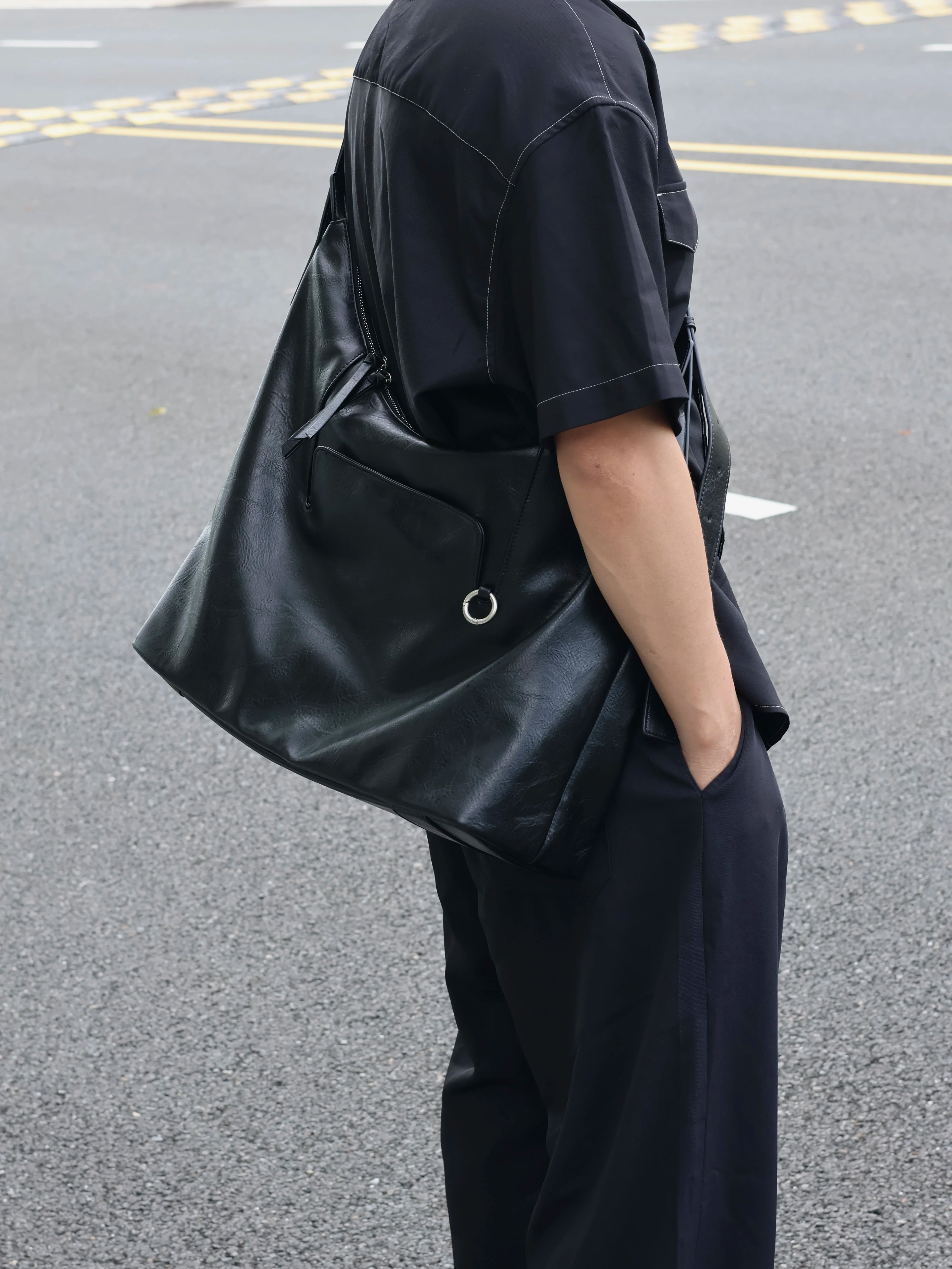 Men's Large Casual Shoulder Crossbody Bag