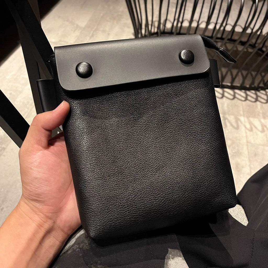 Men's Synthetic Leather Small Casual Shoulder Crossbody Bag