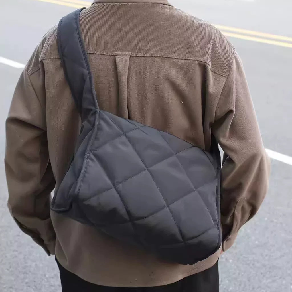 Men's Nylon Large Casual Shoulder Crossbody Bag