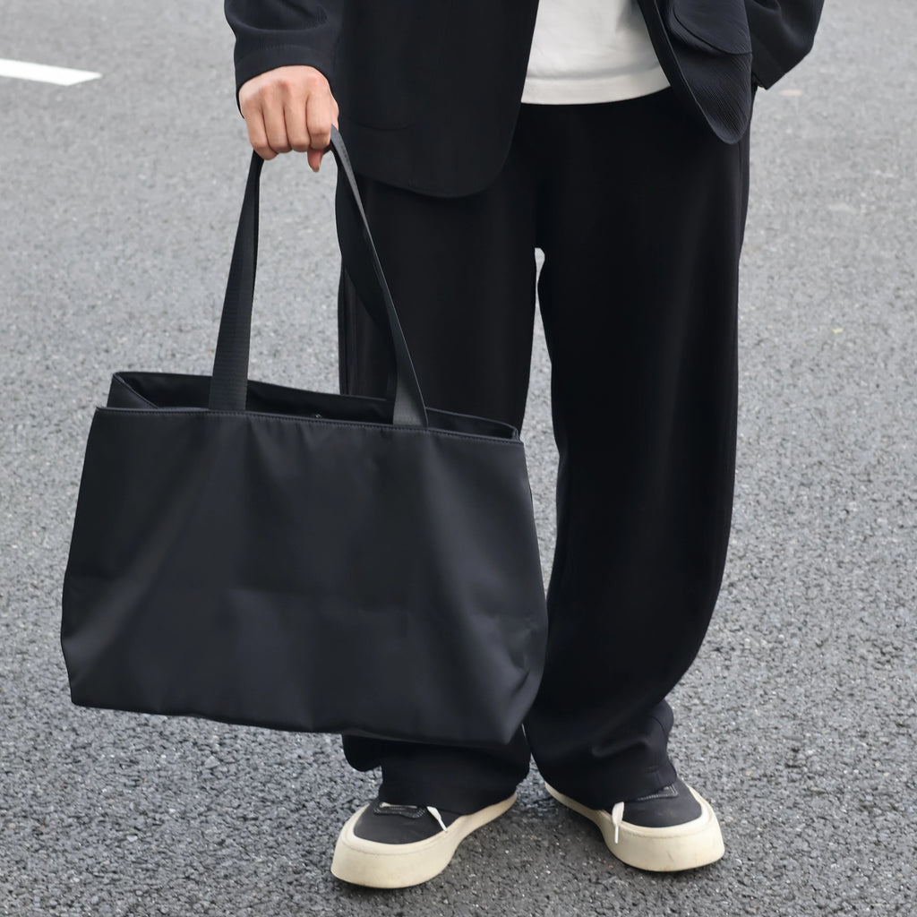Women's Oxford Cloth Large Casual Tote Handbag