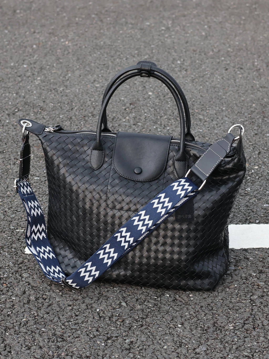 Men's Large Casual Woven Dumpling Crossbody Bag