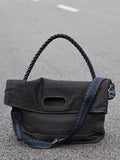 Men's Denim Large Casual Shoulder Crossbody Bag