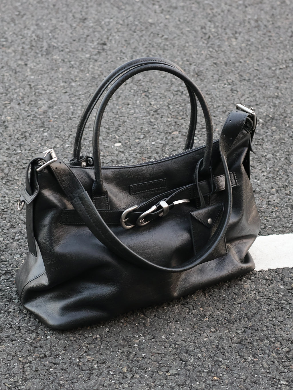 Men's Soft Synthetic Leather Large Casual Shoulder Crossbody Bag
