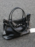 Men's Soft Synthetic Leather Large Casual Shoulder Crossbody Bag