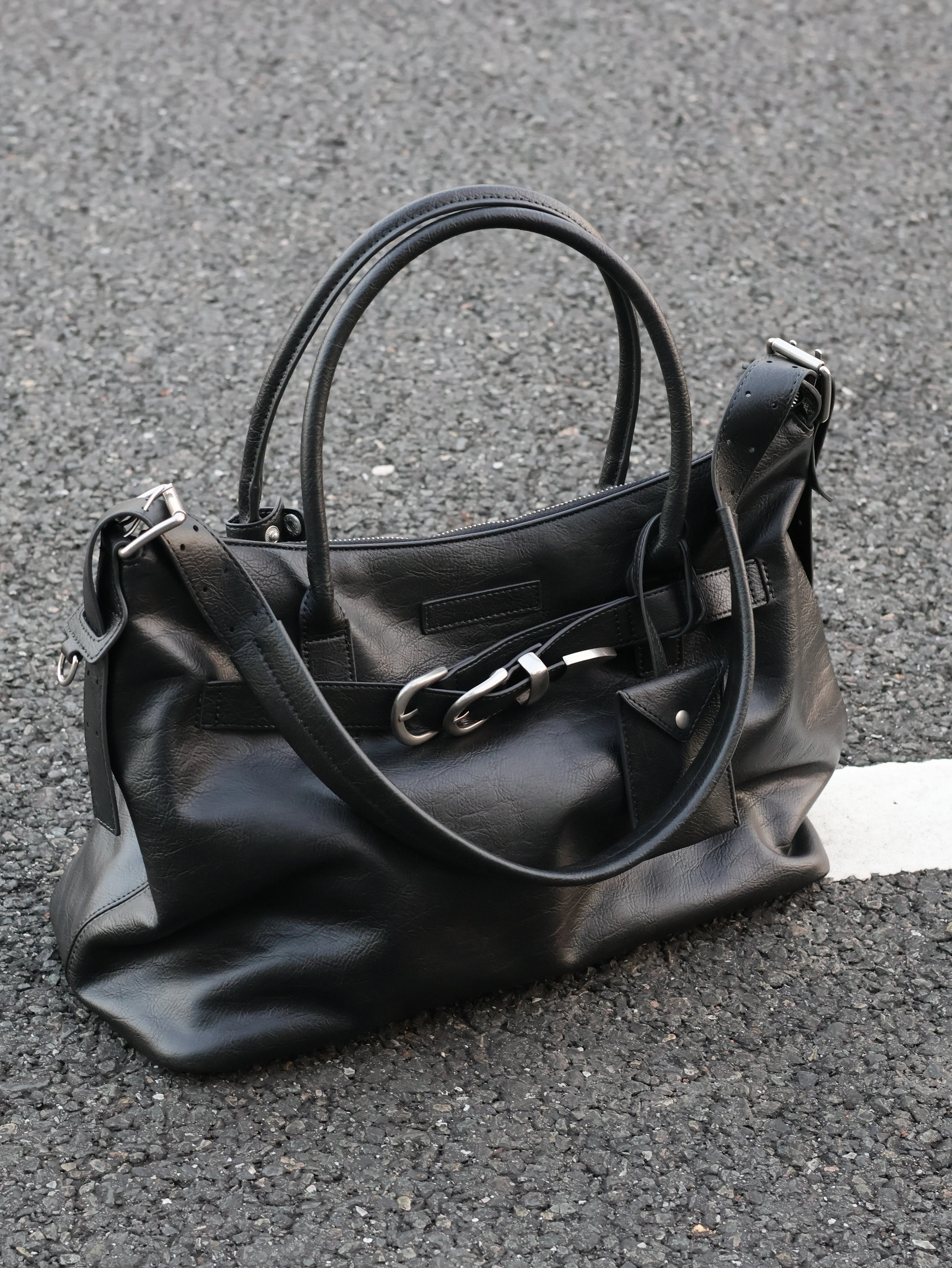 Men's Soft Synthetic Leather Large Casual Shoulder Crossbody Bag