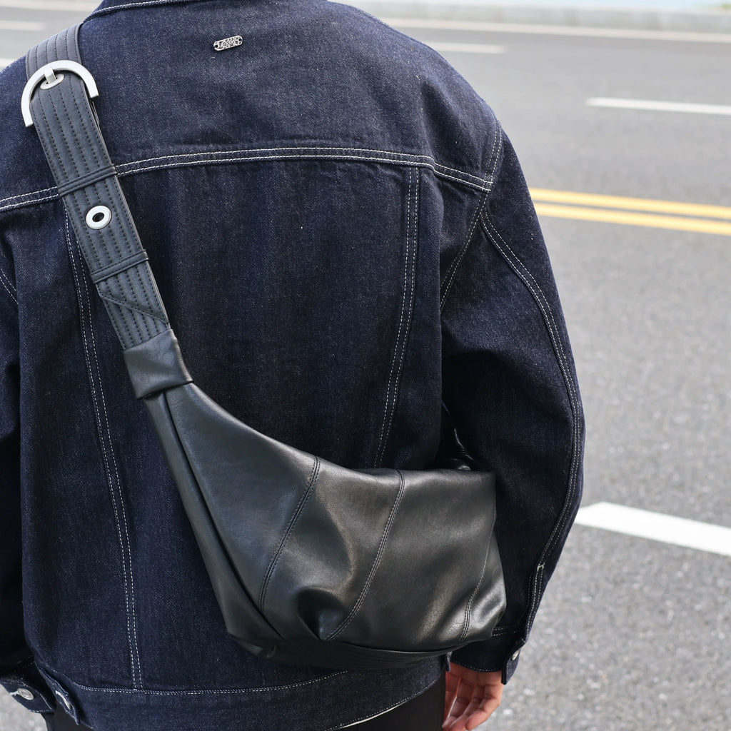 Men's Synthetic Leather Casual Shoulder Crossbody Chest Bag