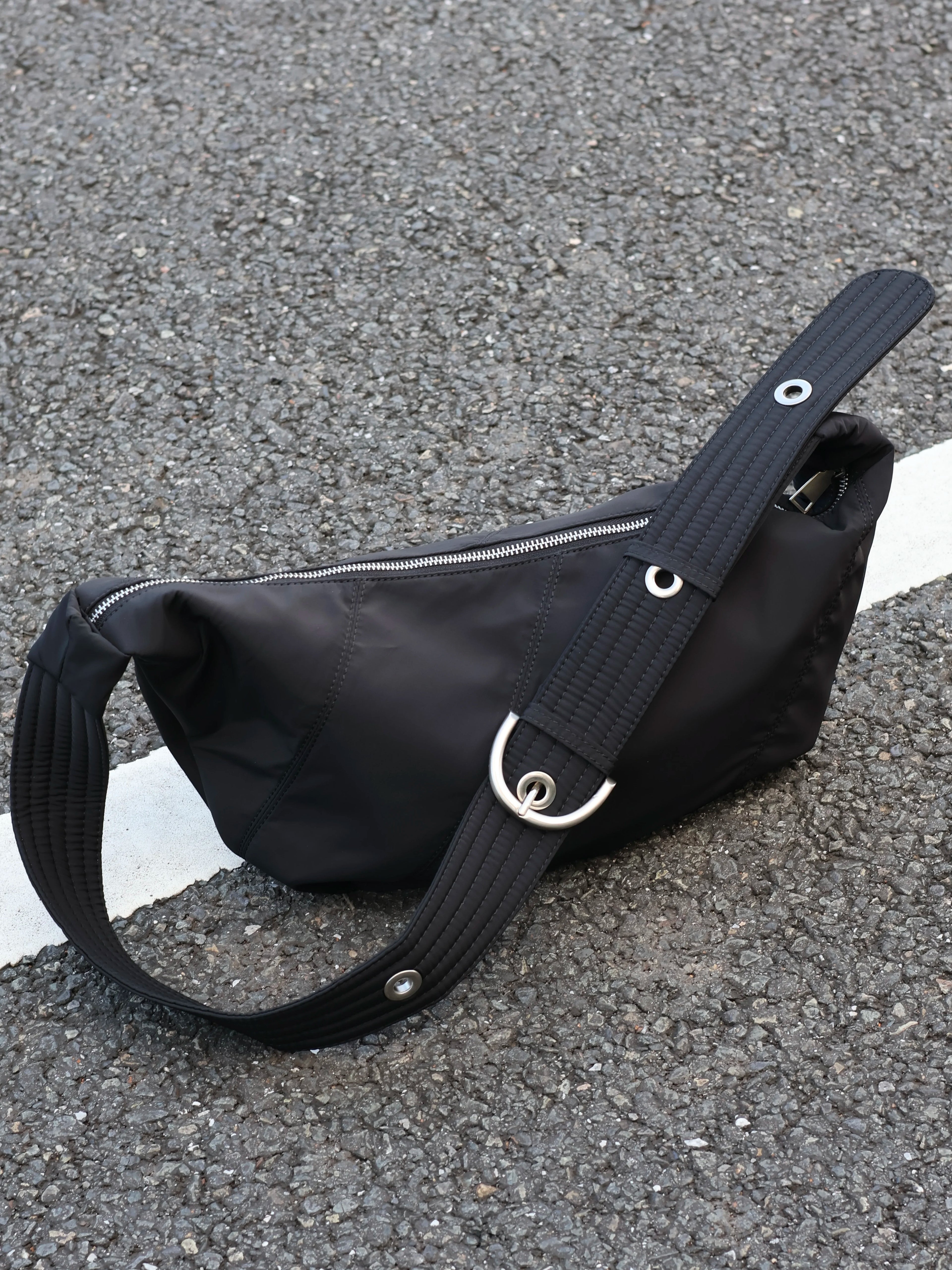 Men's Oxford Casual Commuter Dumpling Crossbody Bag