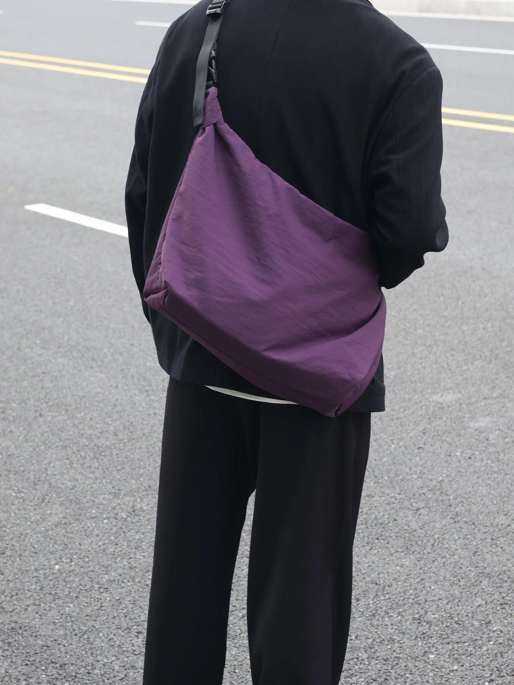 Men's Nylon Large Casual Shoulder Crossbody Bag