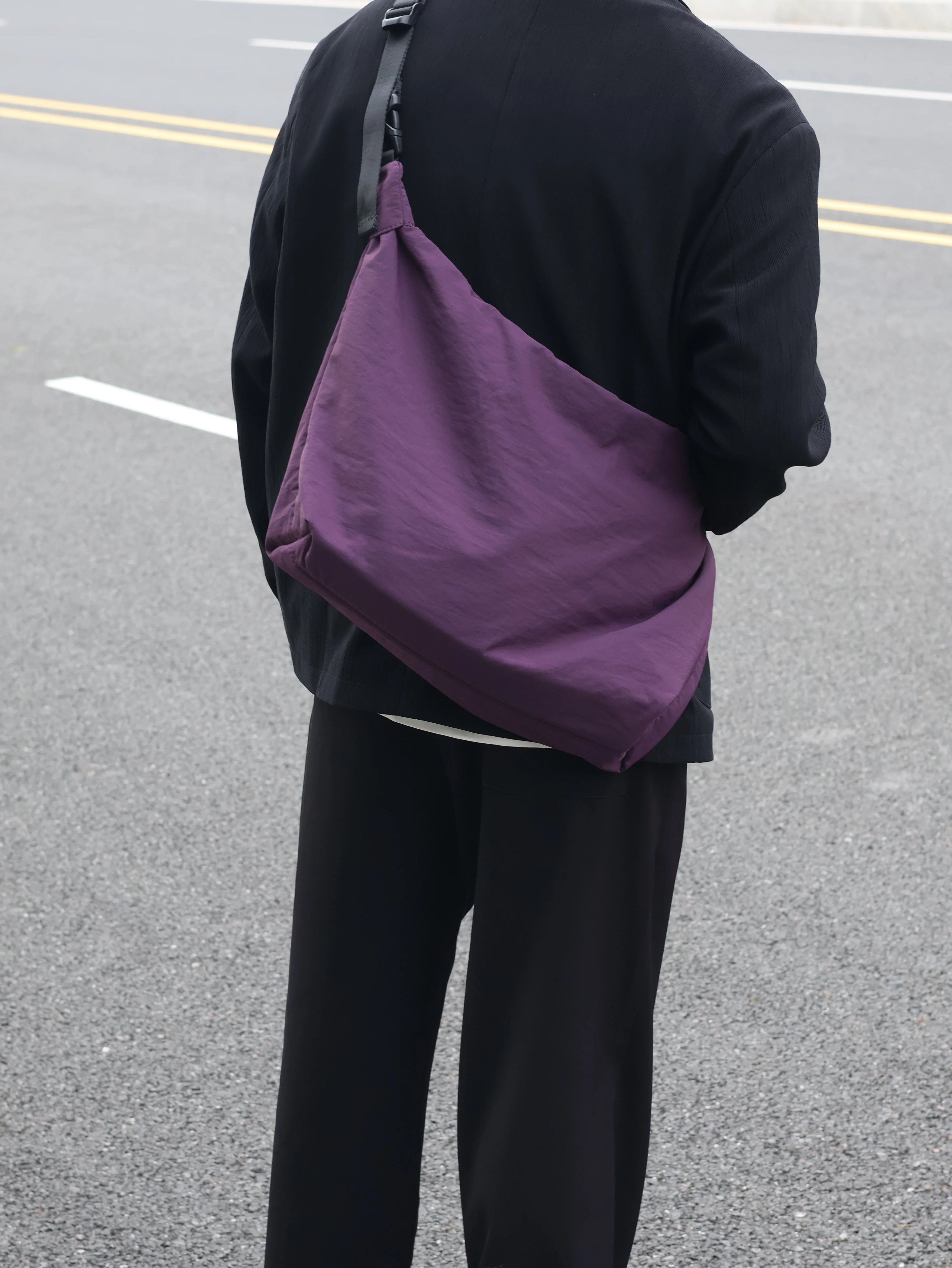 Men's Nylon Large Casual Shoulder Crossbody Bag