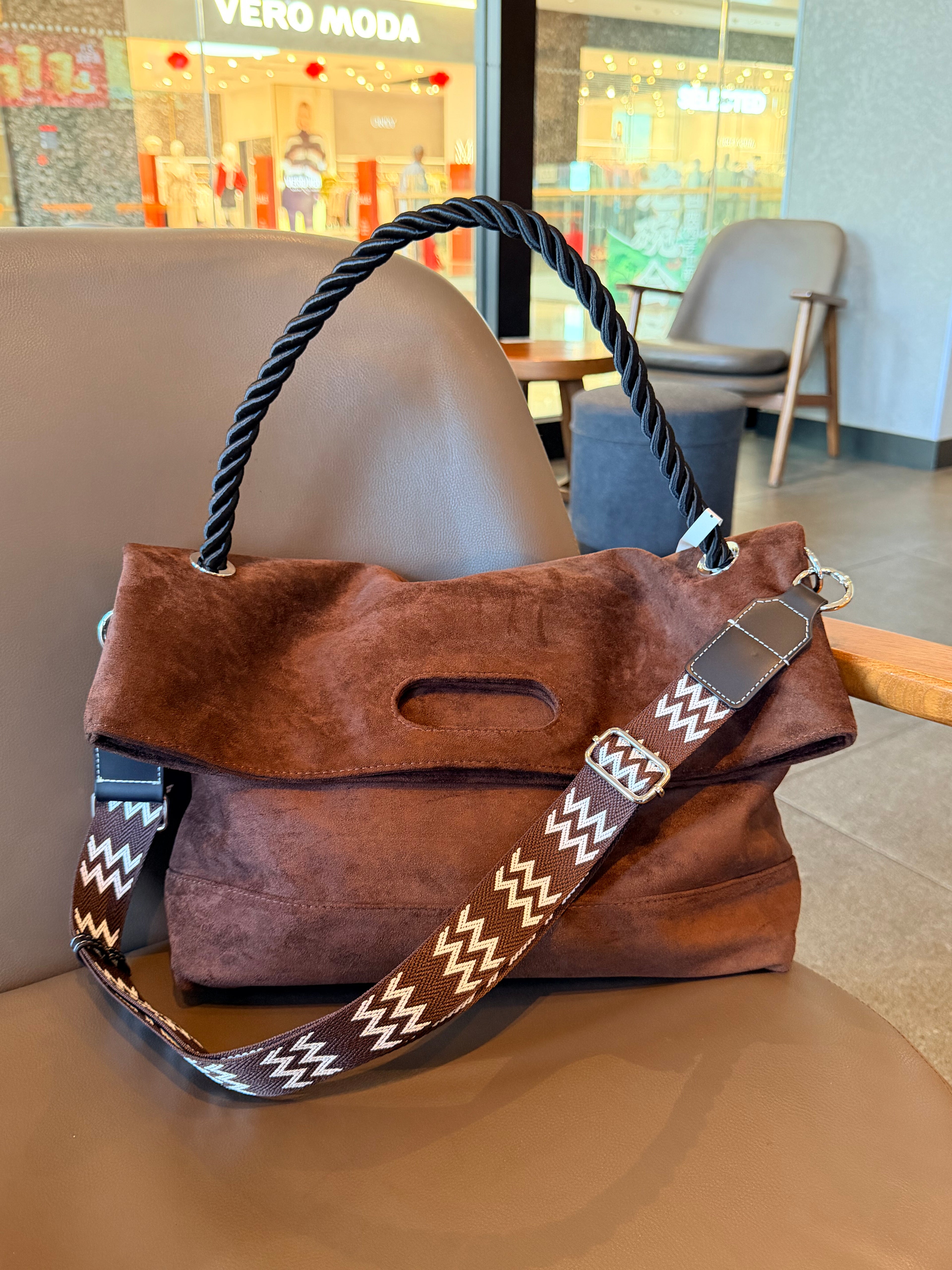 Men's Large Casual Commuter Shoulder Crossbody Bag