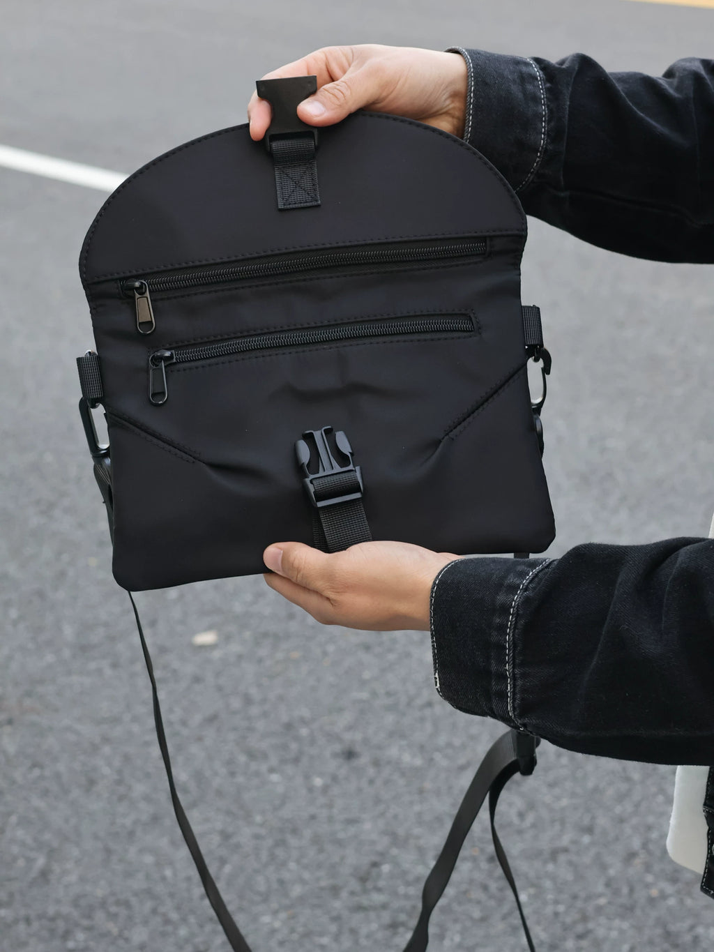 Unisex Oxford Casual Shoulder Crossbody Chest Bag