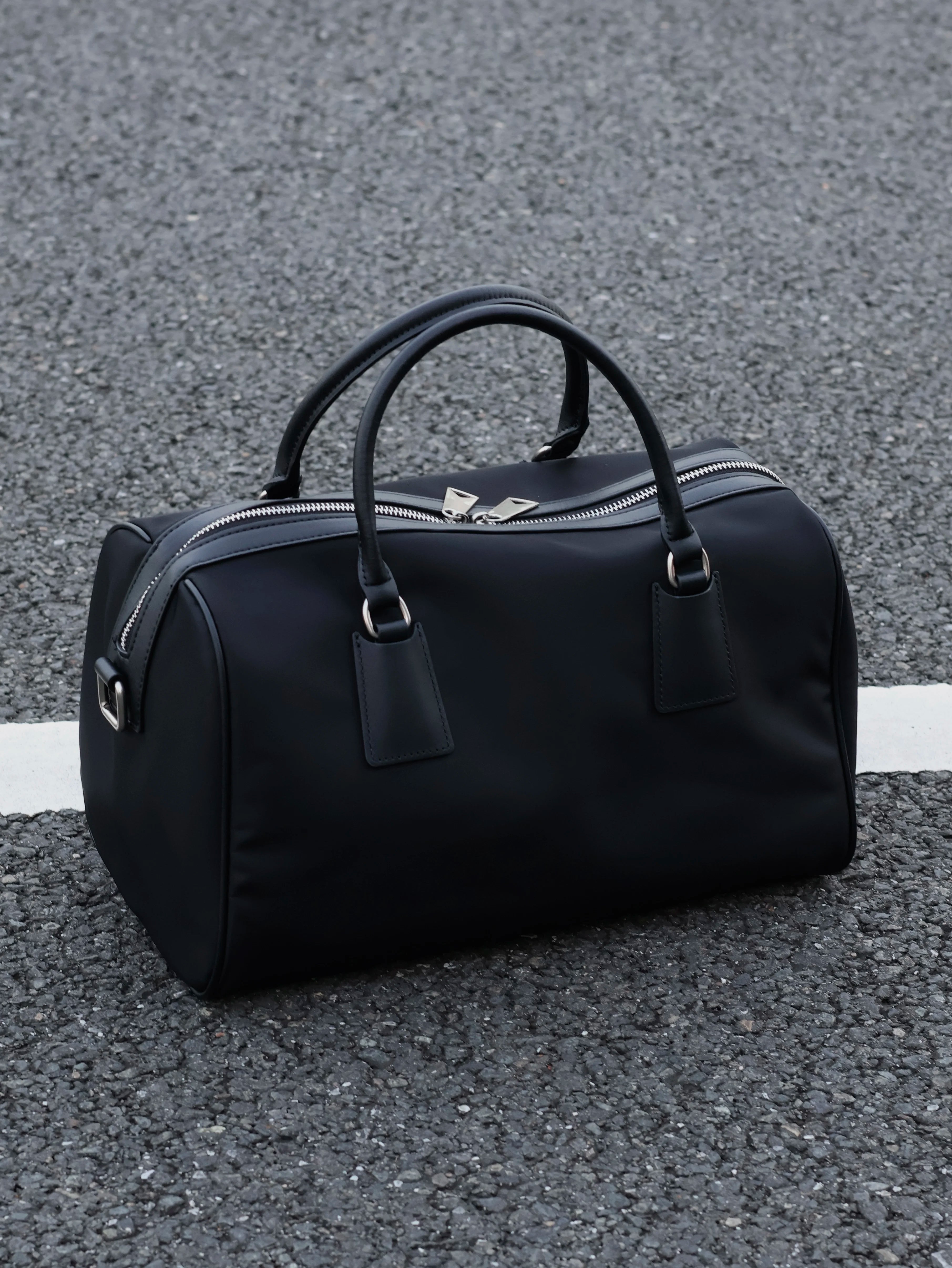 Men's Leather Patchwork Casual Commuter Boston Crossbody Bag