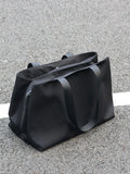 Women's Oxford Cloth Large Casual Tote Handbag