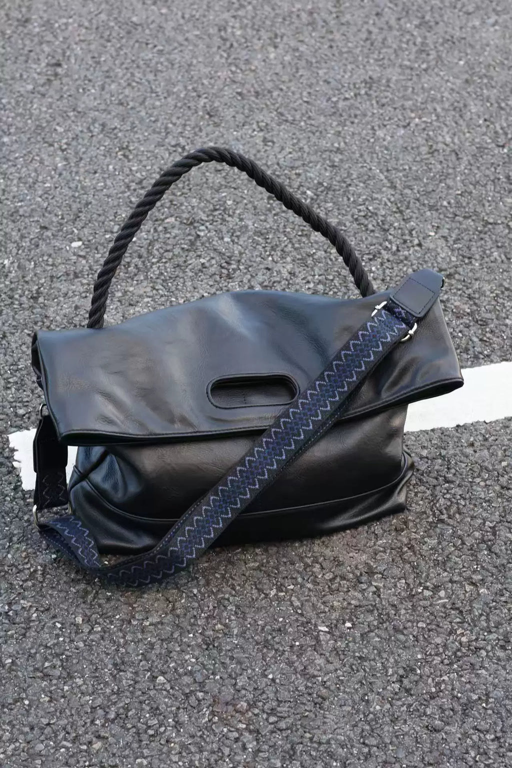 Men's Synthetic Leather Large Casual Commuter Crossbody Bag