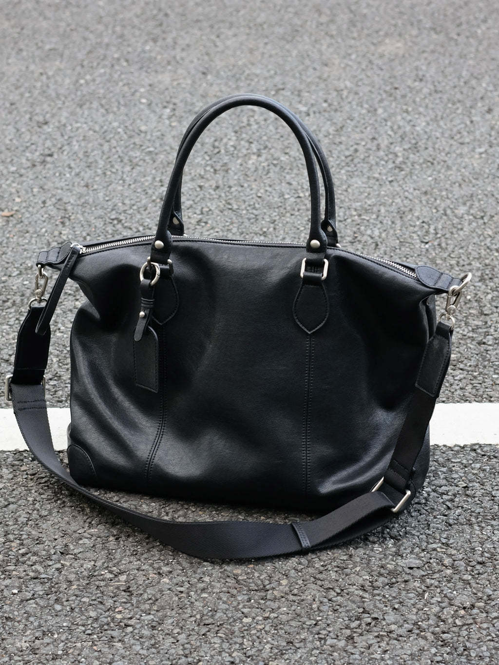 Men's Genuine Leather Large Casual Shoulder Crossbody Bag