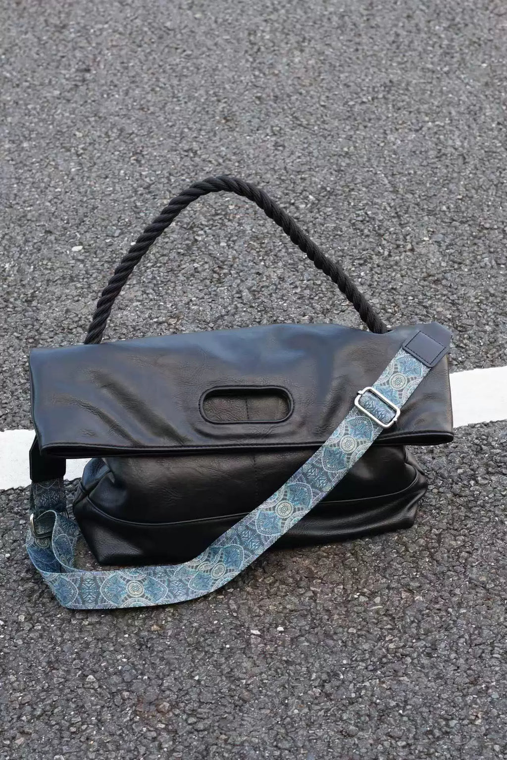 Men's Synthetic Leather Large Casual Commuter Crossbody Bag