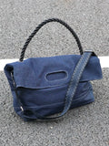 Men's Denim Large Casual Commuter Crossbody Bag