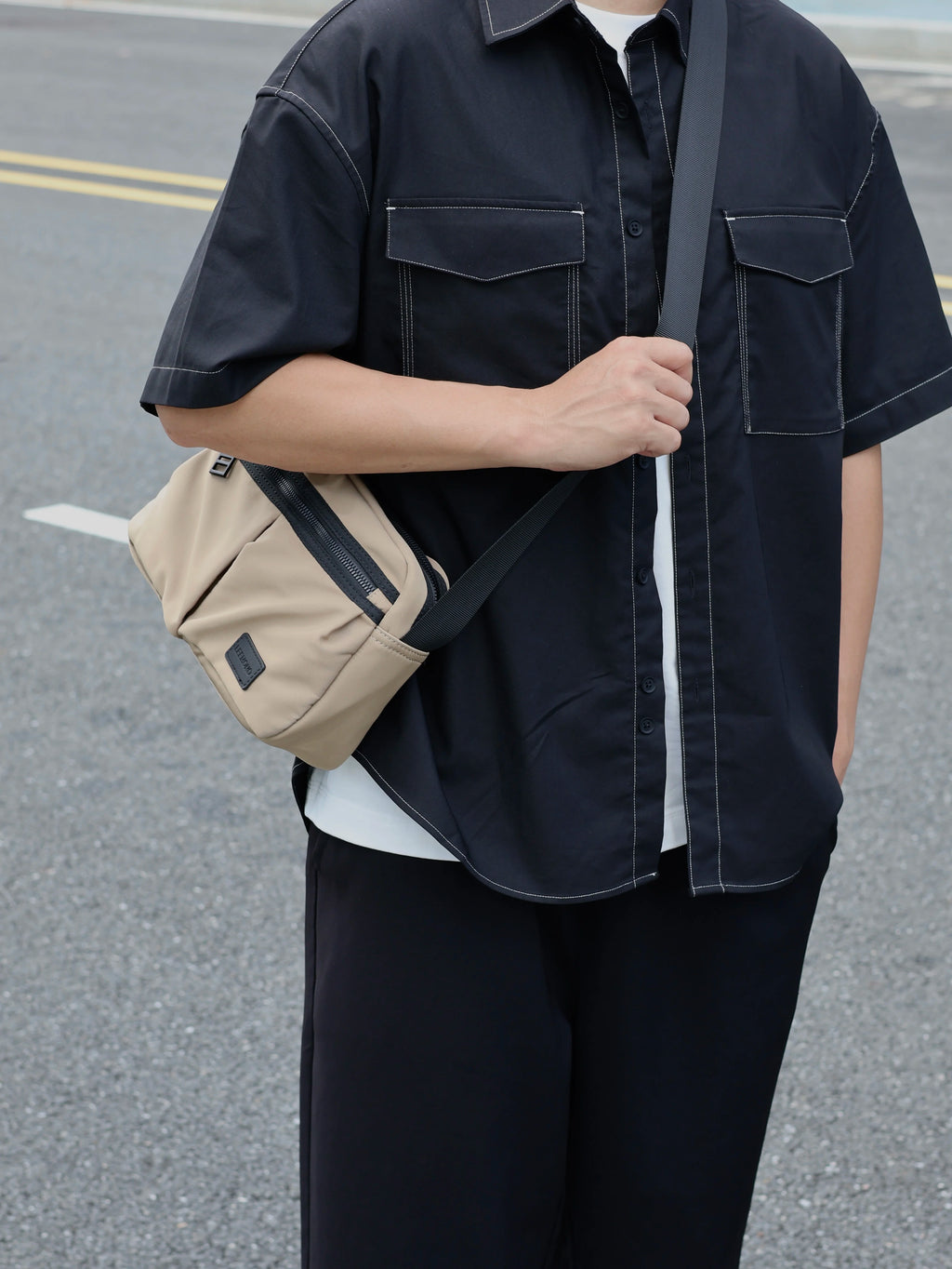 Men's Casual Commuter Waterproof Crossbody Bag