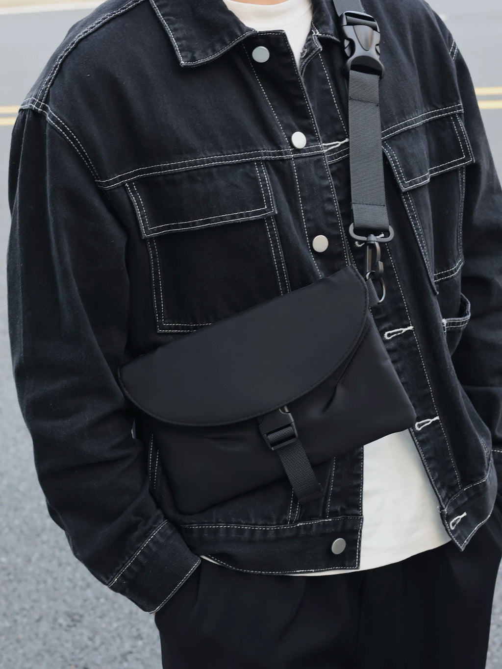 Unisex Oxford Casual Shoulder Crossbody Chest Bag
