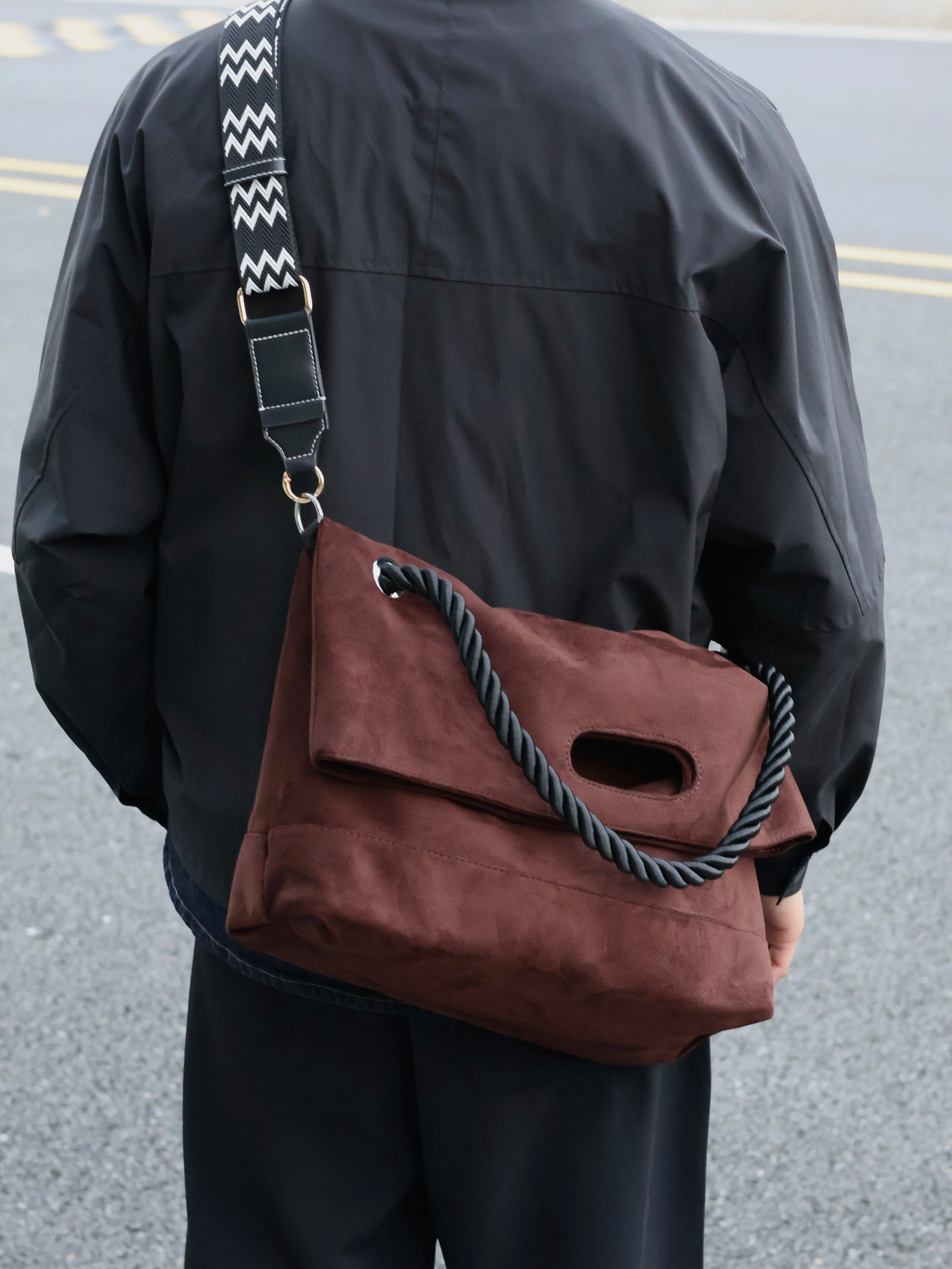 Men's Large Casual Commuter Shoulder Crossbody Bag