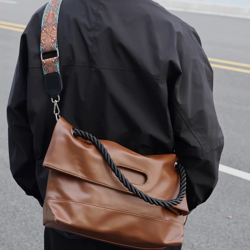 Extra large shoulder bag, sports sports bag, high-end