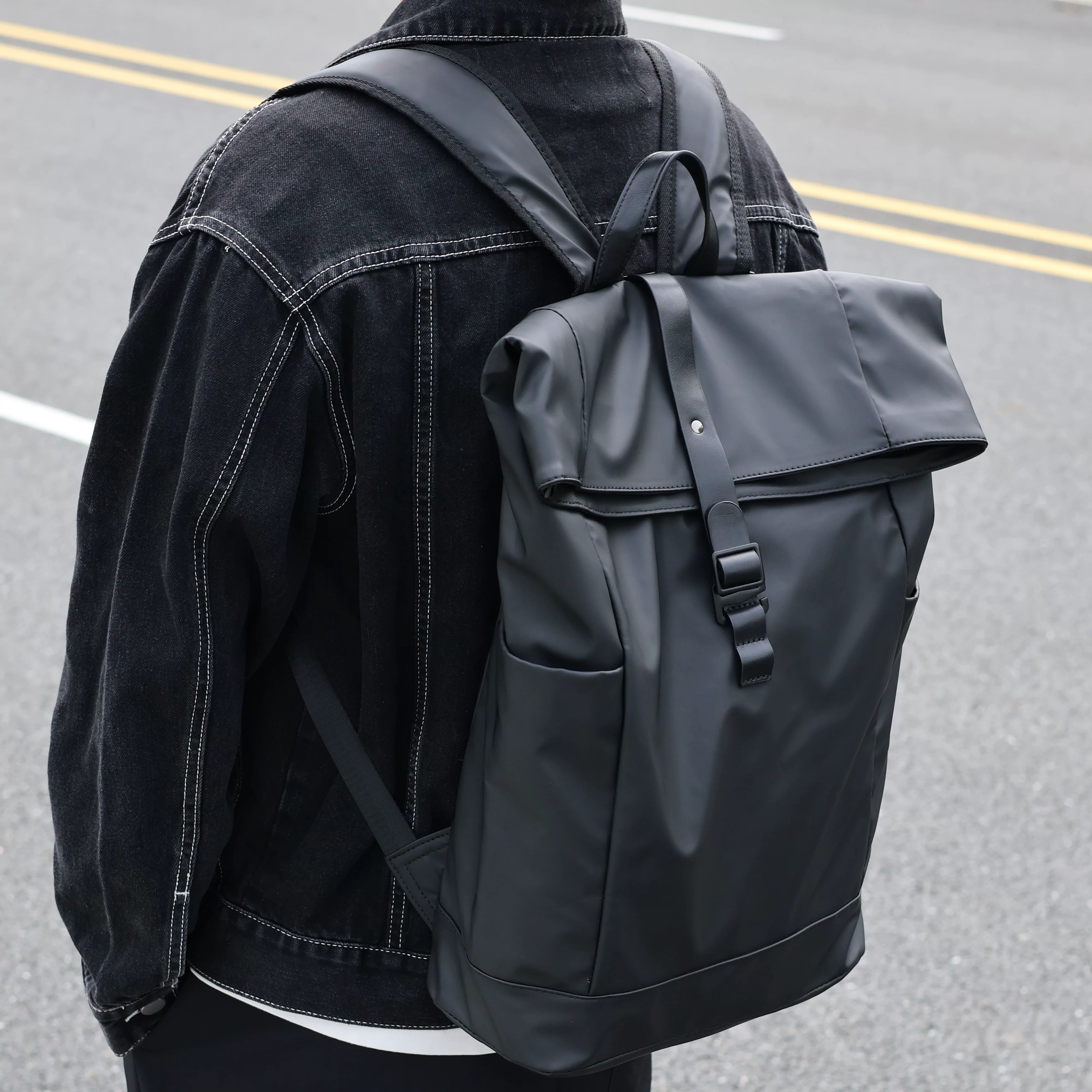Men's Oxford Casual Commuter Laptop Backpack