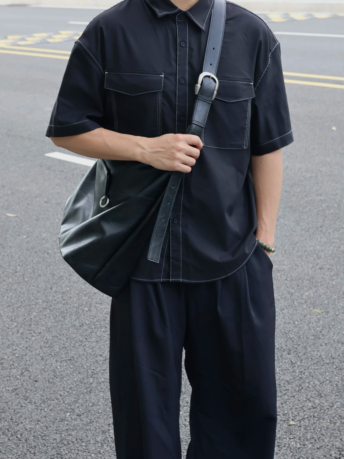 Men's Large Casual Shoulder Crossbody Bag