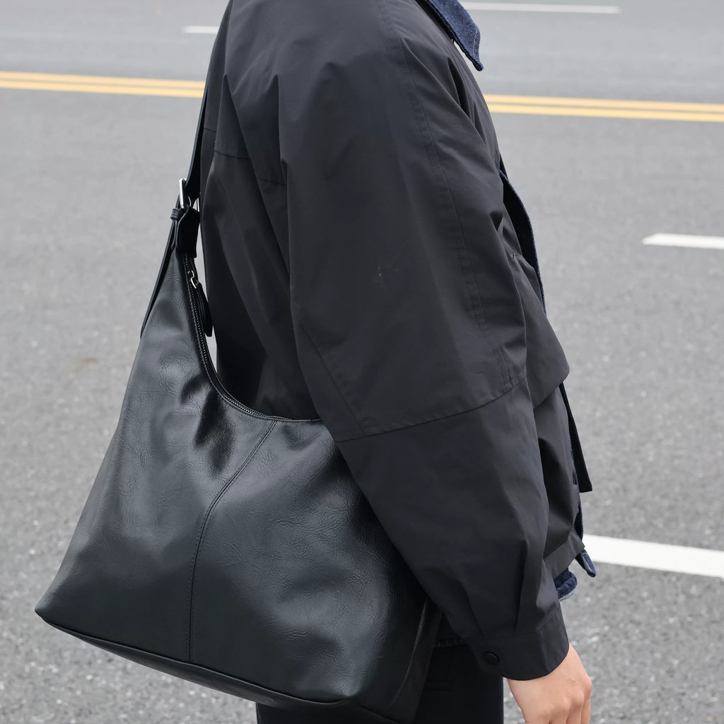 Men's Synthetic Leather Large Casual Shoulder Crossbody Bag