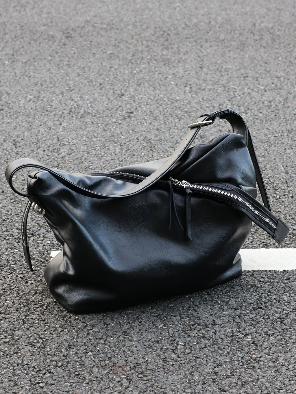 Men's Synthetic Leather Large Casual Shoulder Crossbody Bag