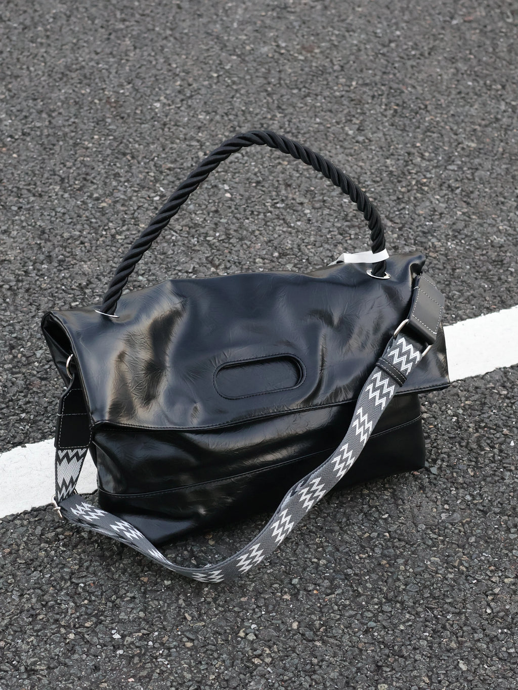 Men's Soft Synthetic Leather Large Casual Shoulder Crossbody Bag
