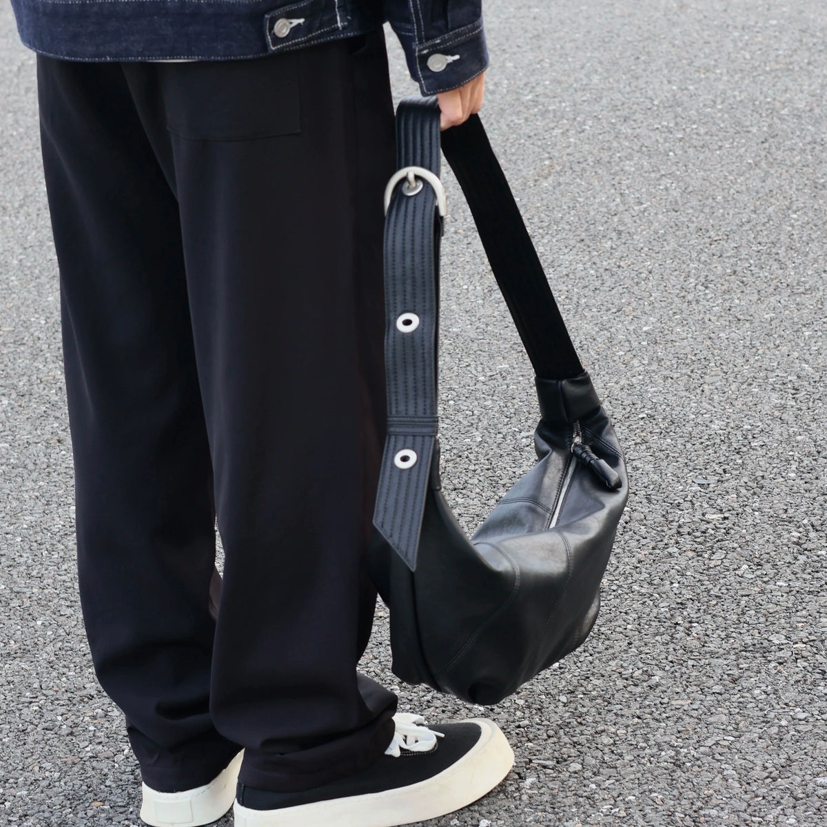 Men's Synthetic Leather Casual Shoulder Crossbody Chest Bag