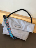 Men's Soft Faux Leather Large Casual Commuter Crossbody Bag