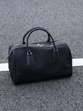 Men's Leather Patchwork Casual Commuter Boston Crossbody Bag