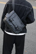 Men's Oxford Casual Commuter Messenger Crossbody Bag
