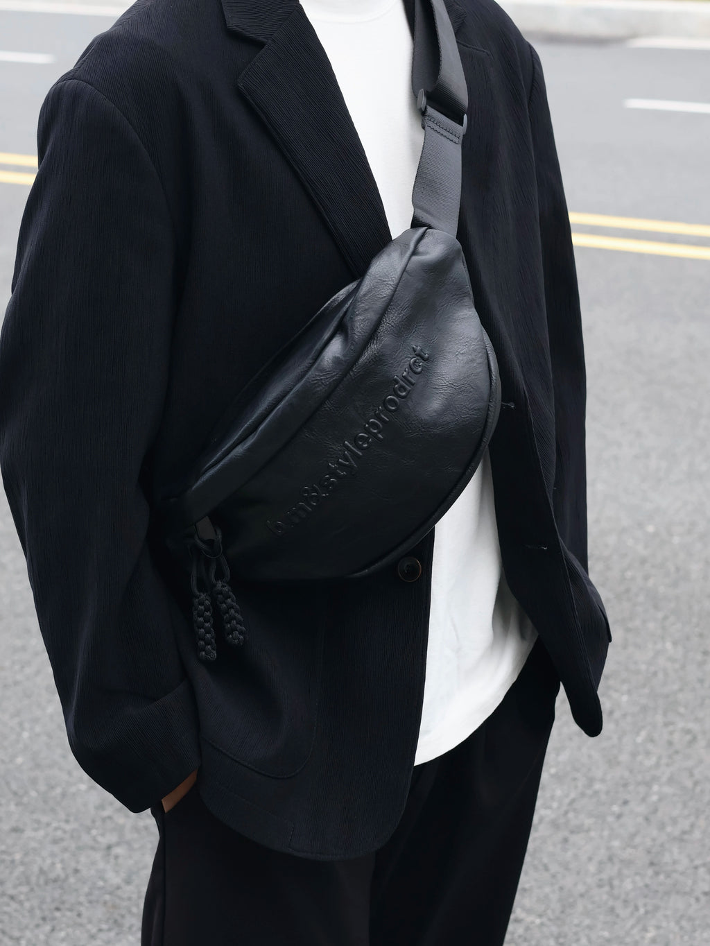 Men's Casual Crossbody Chest Bag Waterproof Waist Commuter Pack