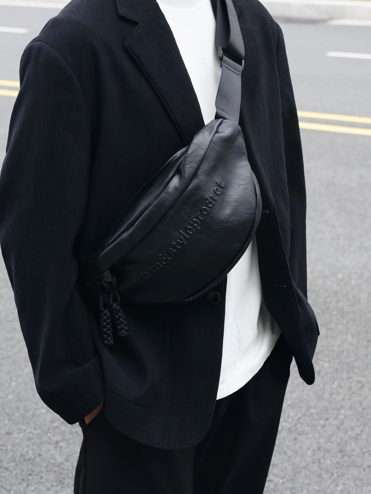 Men's Casual Crossbody Chest Bag Waterproof Waist Commuter Pack