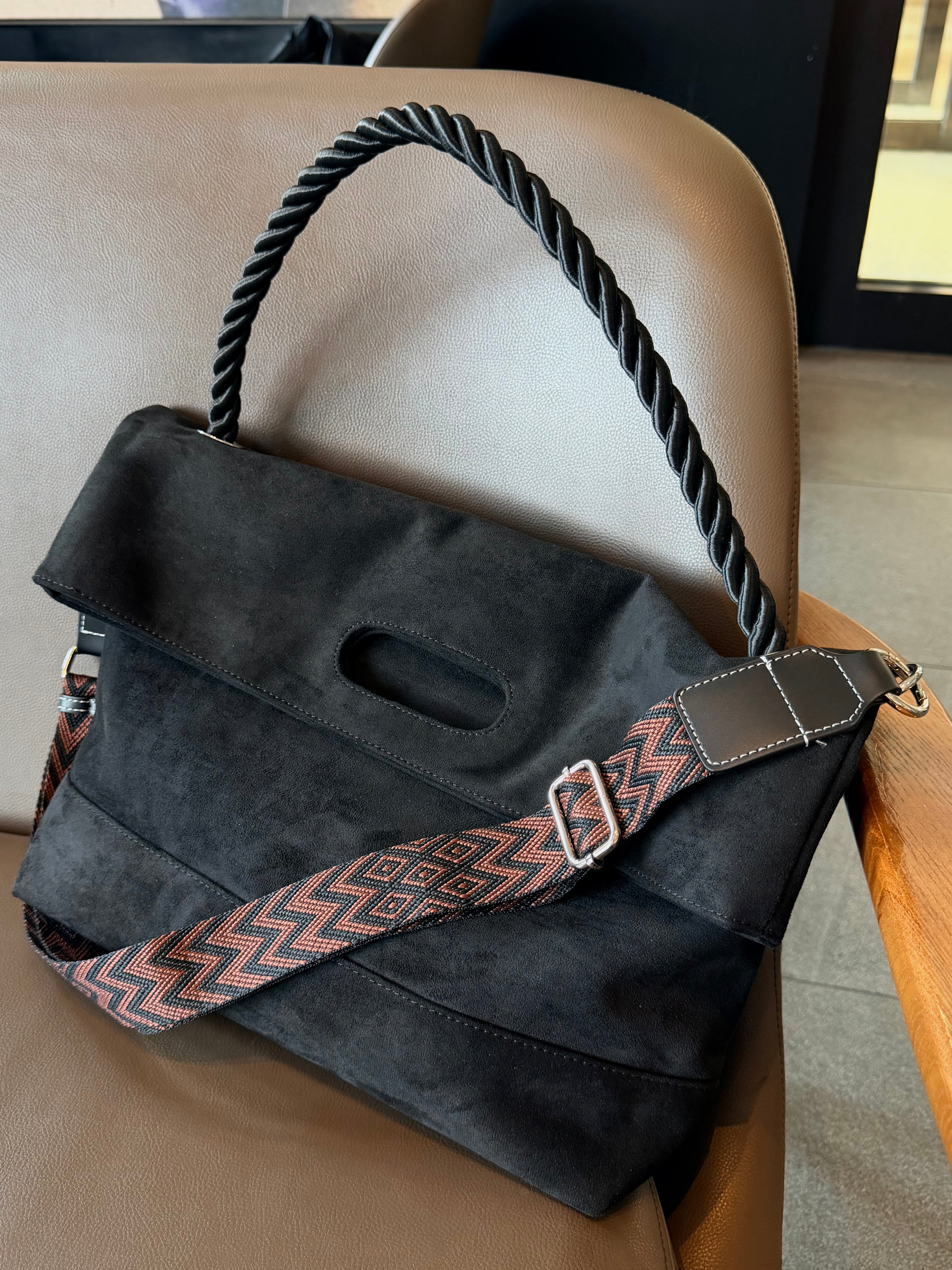 Men's Large Casual Commuter Shoulder Crossbody Bag