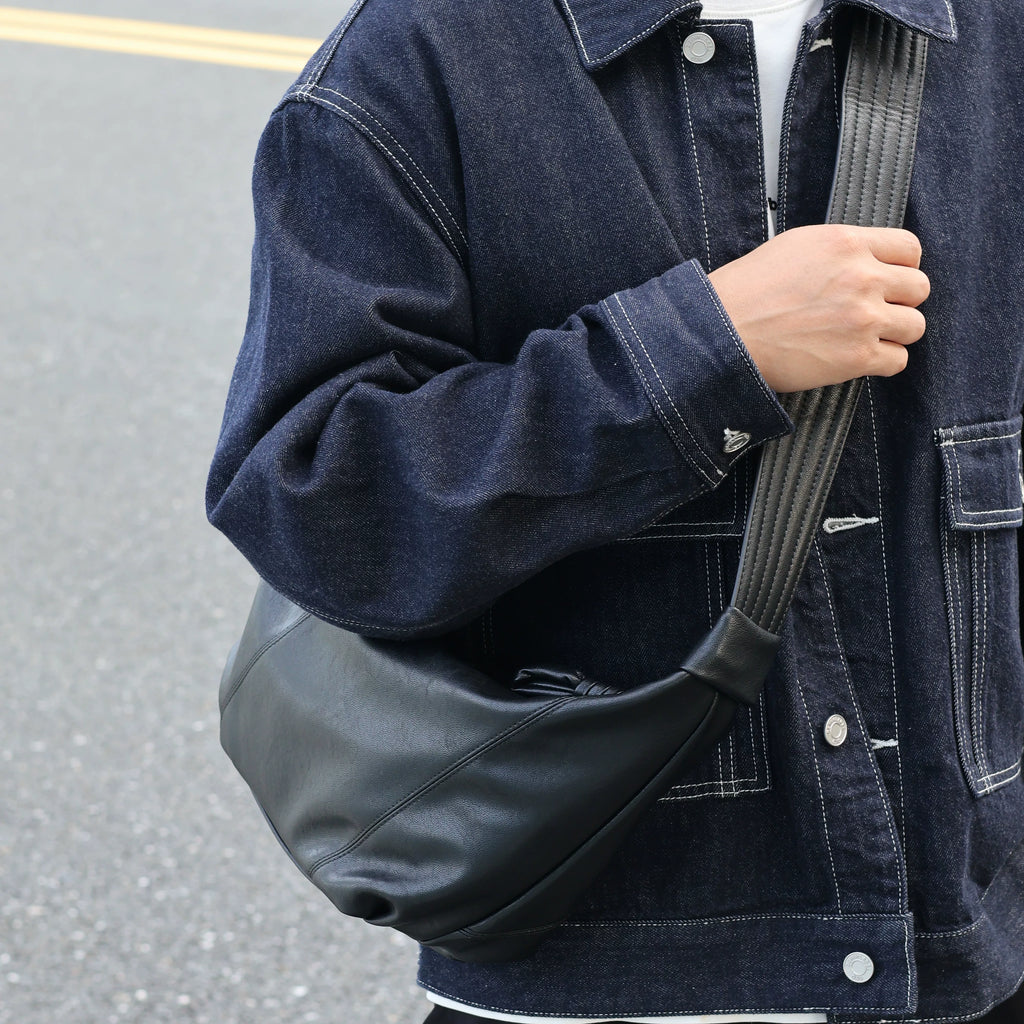 Men's Synthetic Leather Casual Shoulder Crossbody Chest Bag
