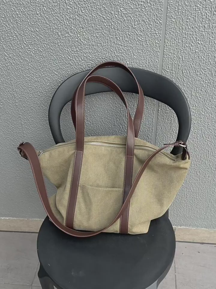 Men's Canvas Casual Shoulder Crossbody Bag